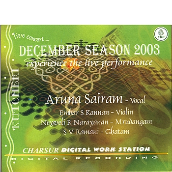 Live Concert Chennai December Season 2003